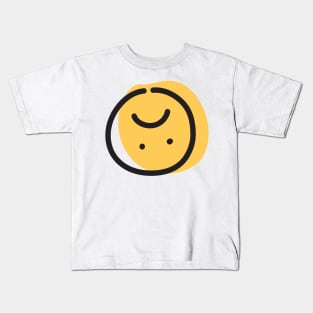 Sad Emoticon Kids T-Shirt